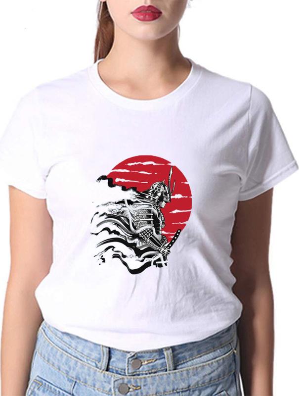 Áo phông ngắn tay Samurai Unisex nam nữ thời trang