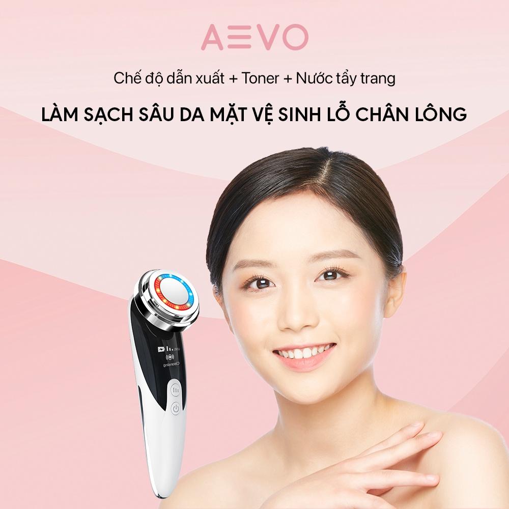 Máy massage mặt cầm tay AEVO UltraCare 4 in 1đẩy tinh chất giúp thẩm thấu tinh chất nuôi dưỡng phục hồi trẻ hóa làn da