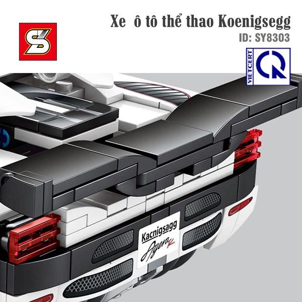 Đồ Chơi Lắp Ráp Xe Thể Thao Koenigsegg – SY BLOCK 8303