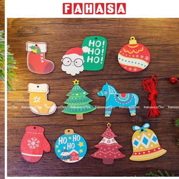 Dây Hình Gỗ Trang Trí Giáng Sinh - Bách Mộc - Set 2