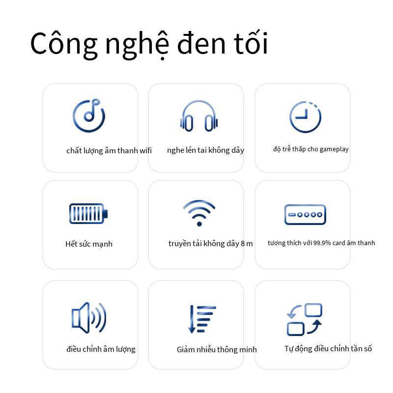 Đảm bảo chất lượng Sản phẩm mới Màn hình không dây 2.4G Net Red Anchor Live Gaming Level Độ trễ thấp Tai nghe treo cổ Bluetooth 5.3 Tai nghe không dây