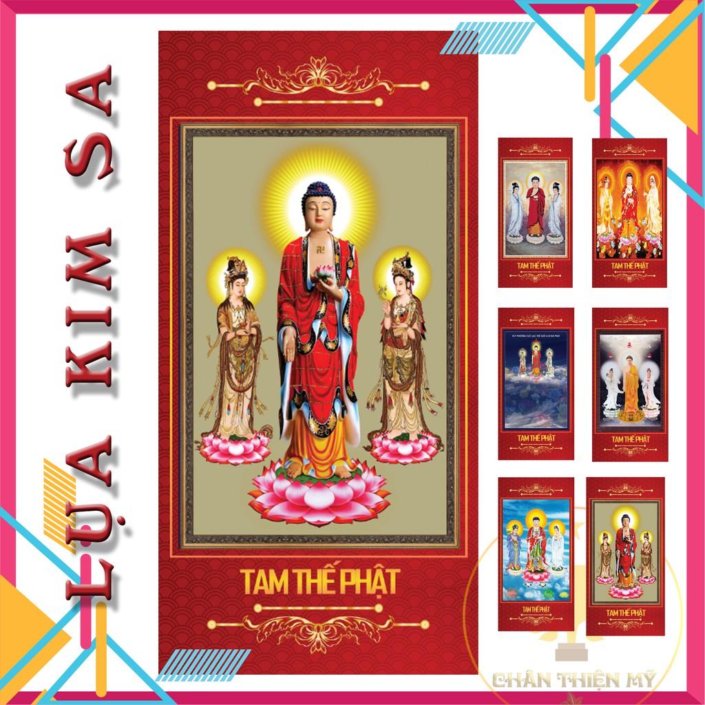 Tranh Kim Sa Tam Thế Phật