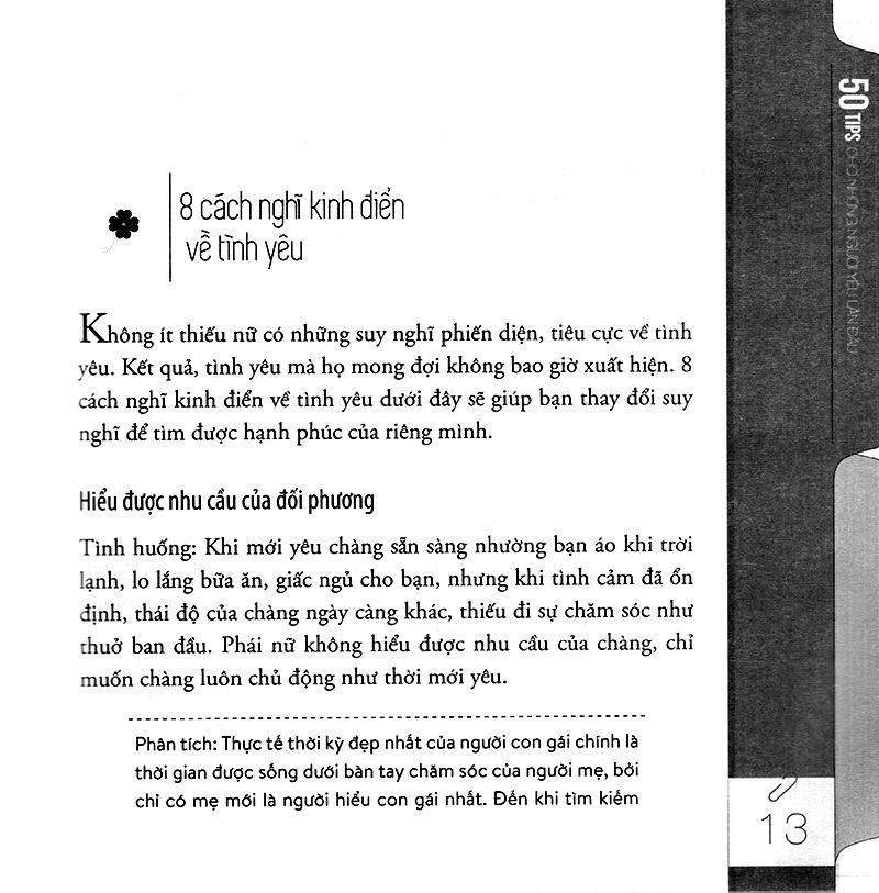 50 Tips Cho Những Người Yêu Lần Đầu