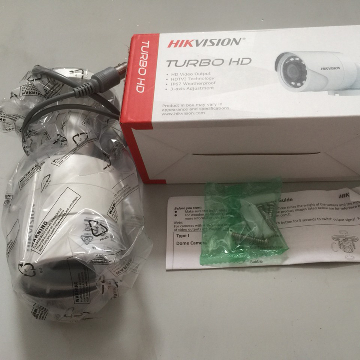 Camera thân HDTVI 2MP hồng ngoại 25m Hikvision DS-2CE16D0T-IR - Hàng chính hãng Nhà An Toàn