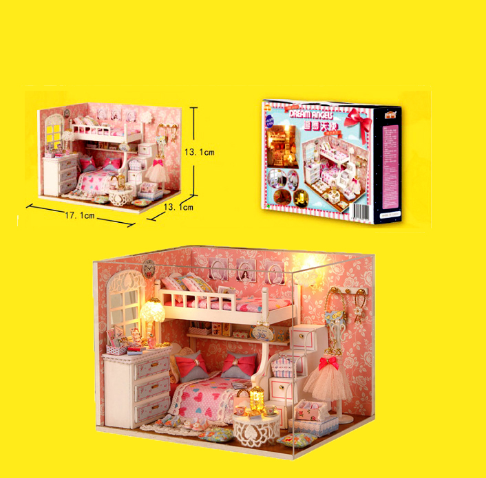 Bộ Mô Hình Diy Căn Phòng Xinh Xắn No 3006