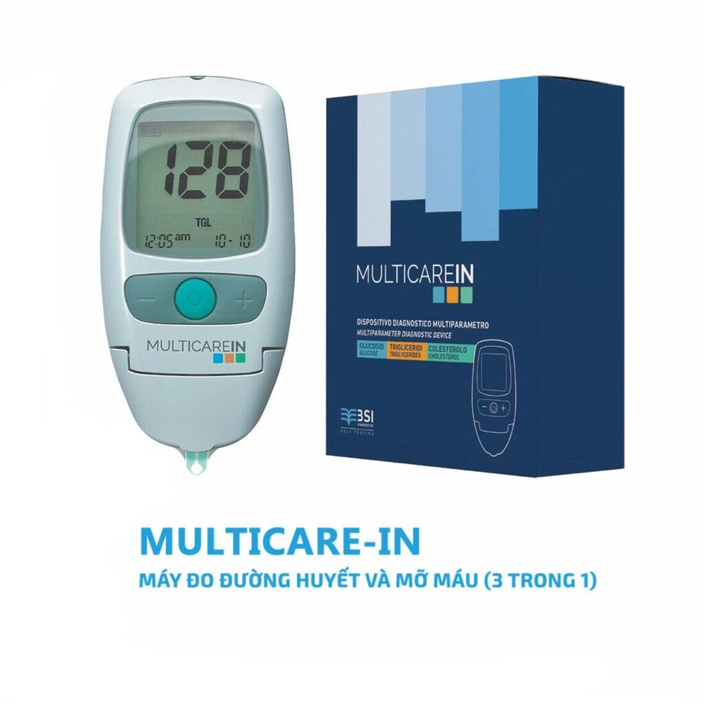 Máy đo đường huyết MultiCare-In đa chức năng 3 in 1 