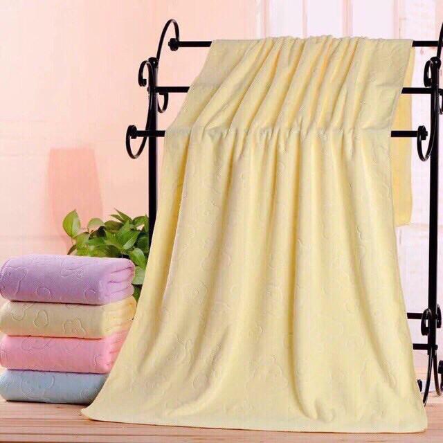 Khăn tắm xuất Nhật Khăn tắm cotton mềm mịn khổ 70x140