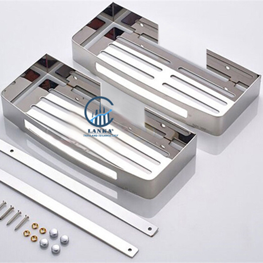 Khung chứa đồ inox 304 2 tầng