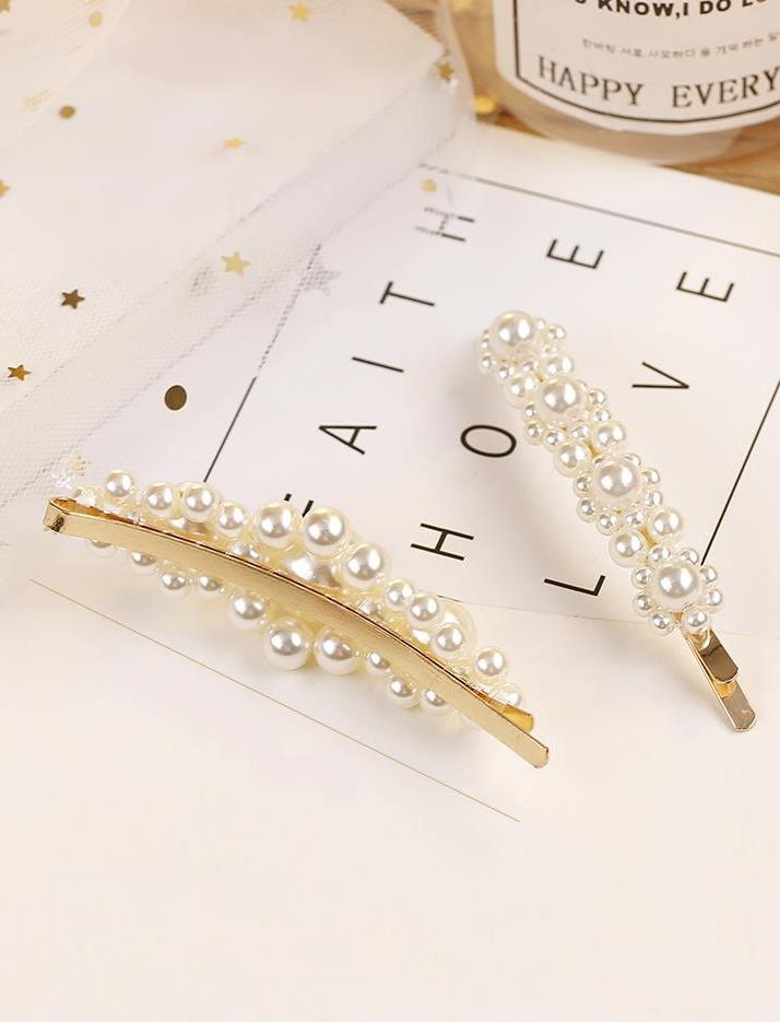 Set 2 kẹp tóc ngọc trai Hàn Quốc hot hit