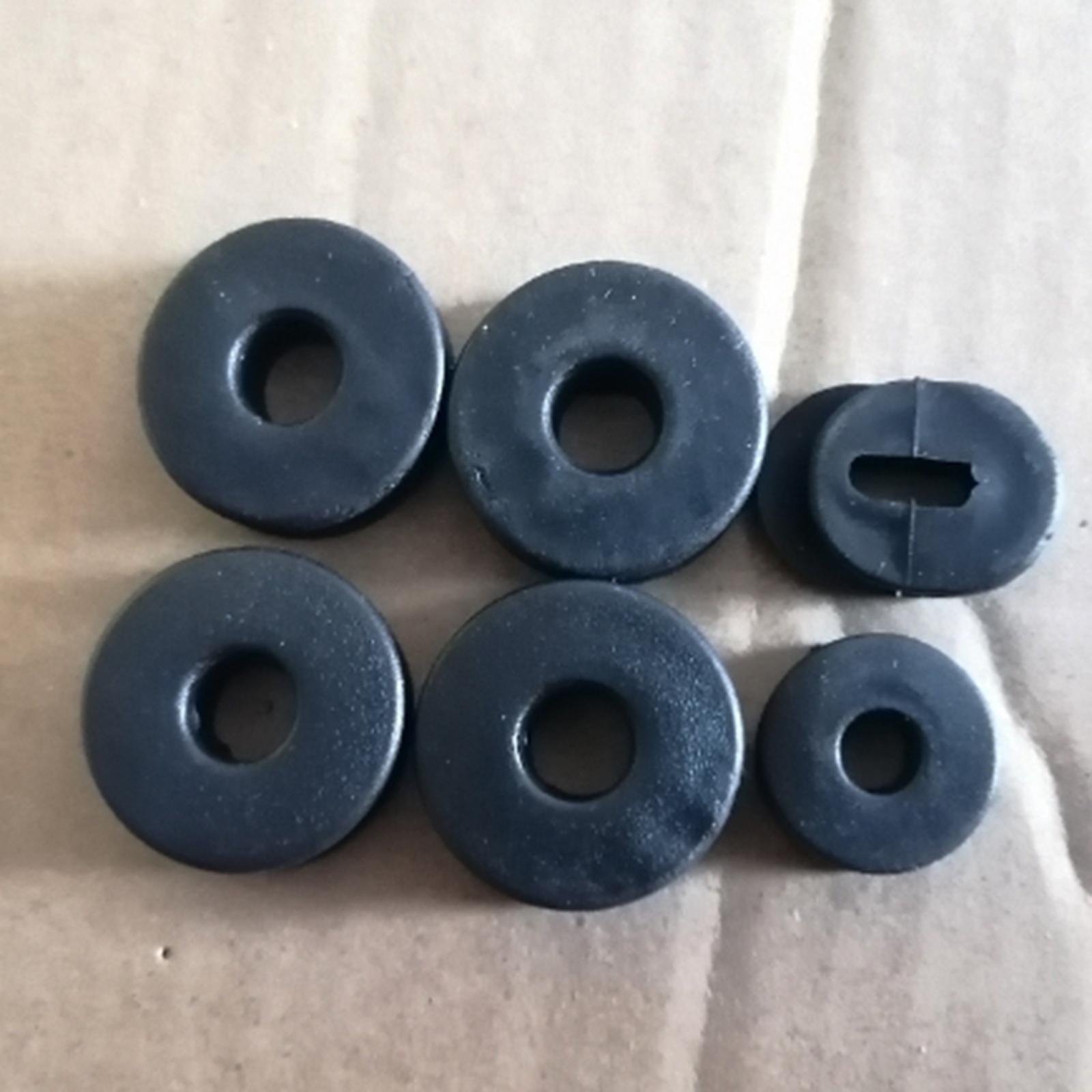 Rubber Side Cover Grommet Eyelet Assortment for for Suzuki GN125 GN125 HJ125-K