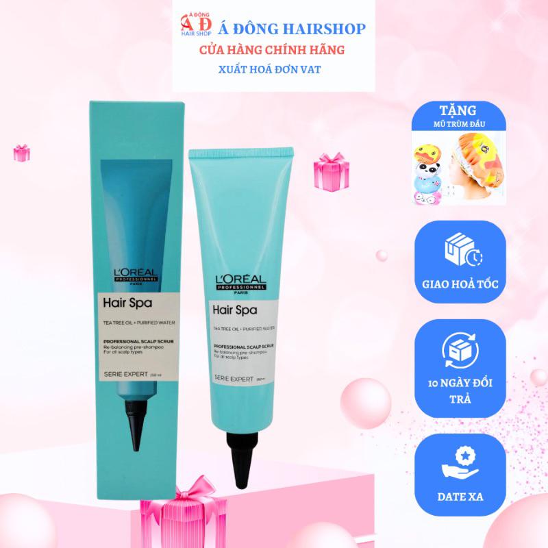 Gel tẩy tế bào chết Loreal Hair Spa Scalp Scrub sạch gàu, bã nhờn 150ml