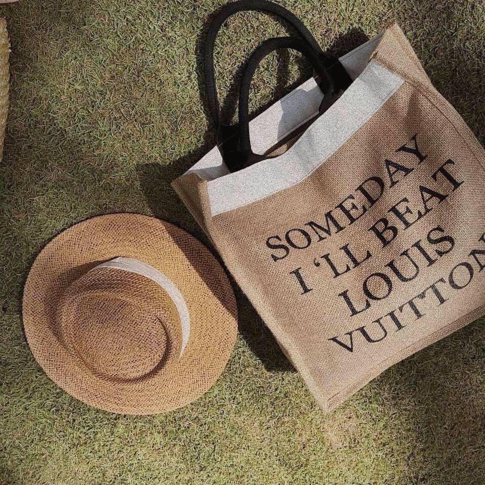 Túi xách cói đi biển Someday thời trang hè