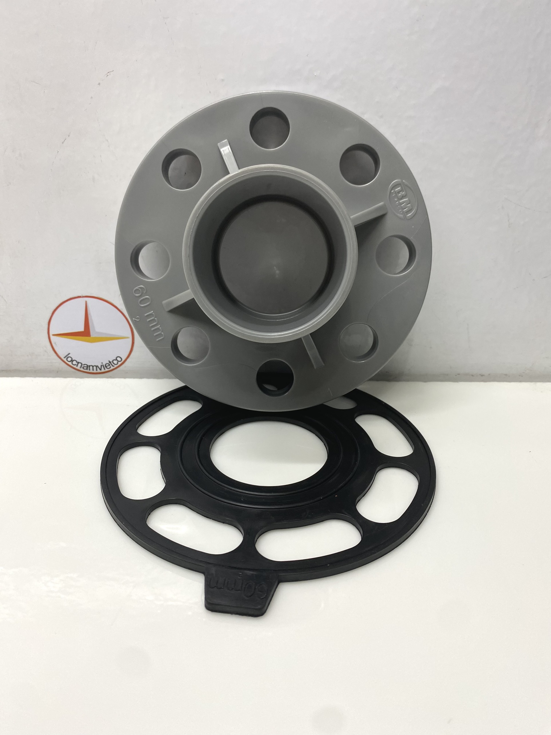 Mặt bích 60 nhựa PVC Bình Minh (Flange)- MB60