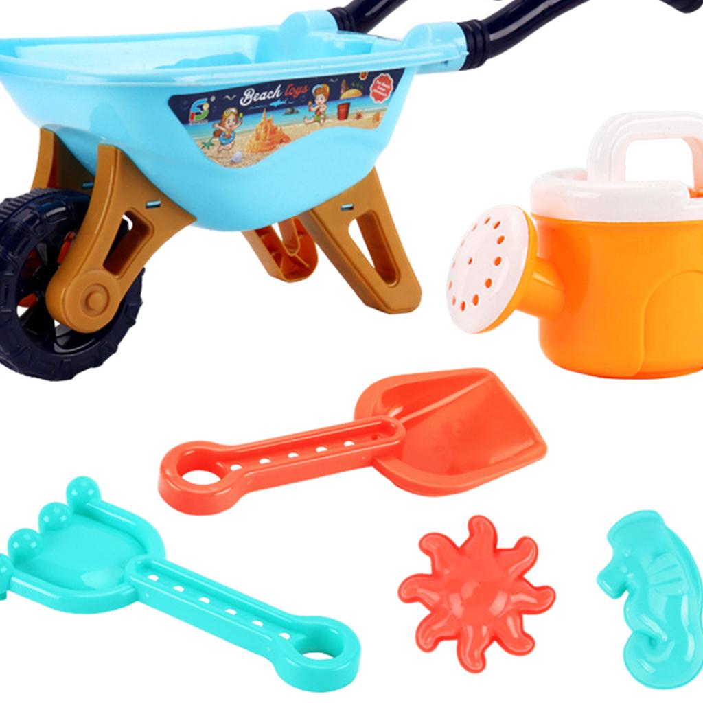 1 Set Beach Sand Toys Shovels Rakes Outdoor Tools Kit for Kids Toddlers Boys and Girls Reusable