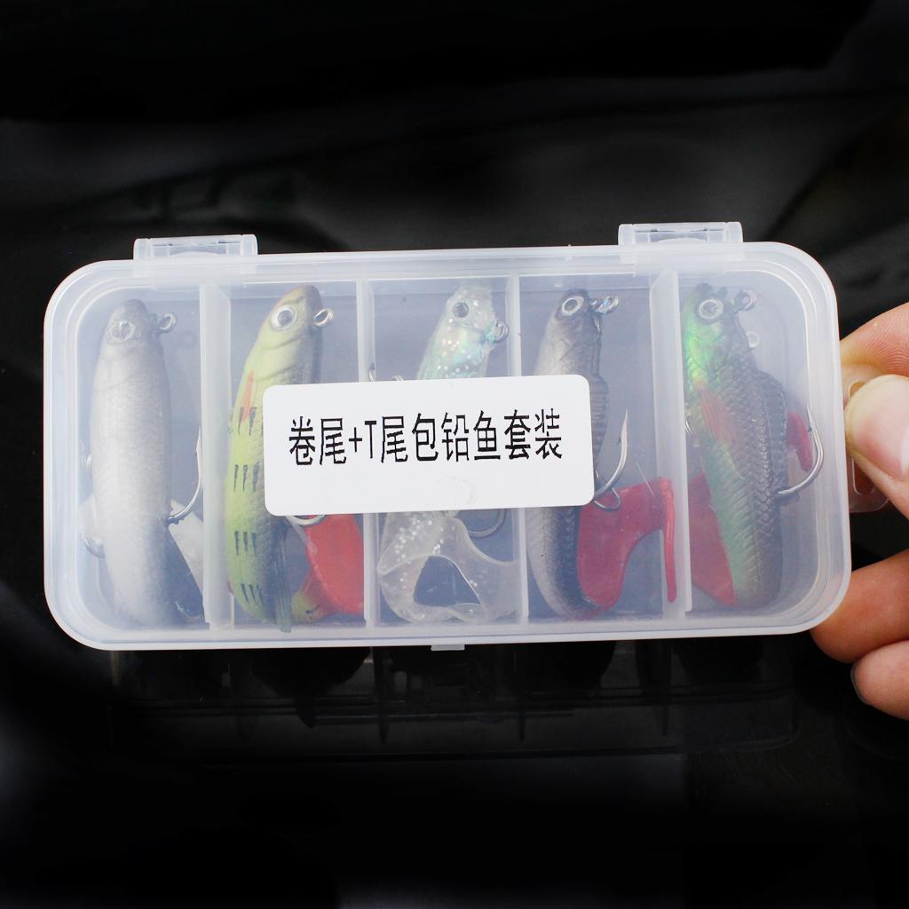 5x Lifelike Fishing Lures Artificial Floating Baits Freshwater Saltwater