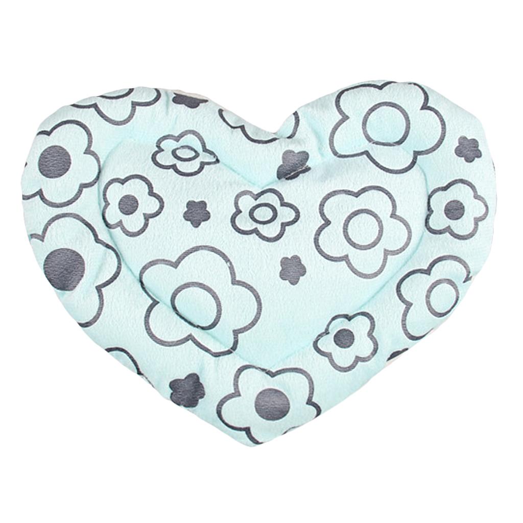 Small Animal Hamster Play Mat Seat Pad Sleep Bed Play Toy Heart Shape Pink