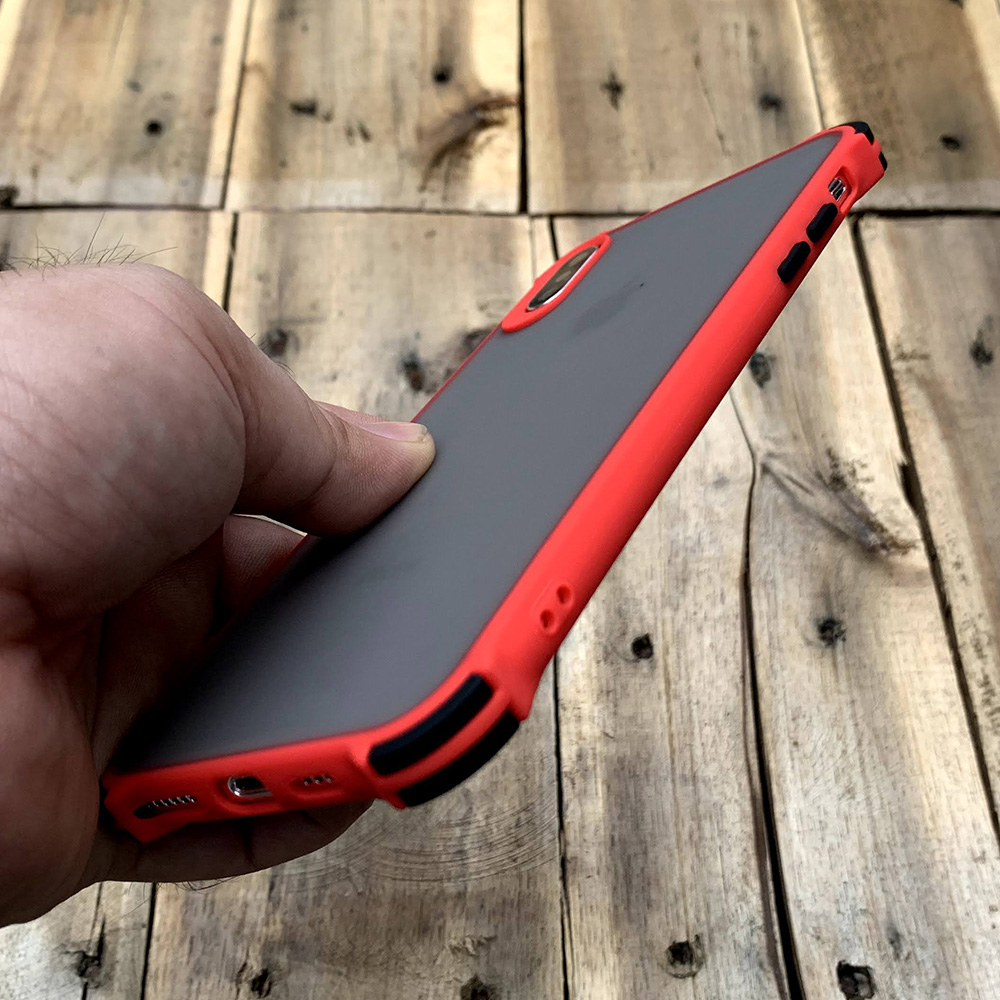 Ốp lưng chống sốc toàn phần dành cho iPhone X / XS - Màu đỏ