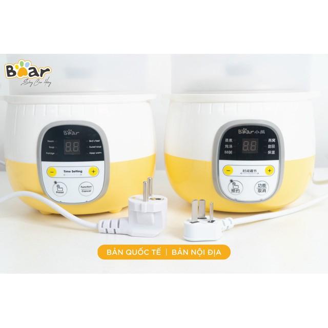 Nồi nấu cháo chậm 0.8L, 1L, 1.6L, 2L Bear BẢN QUỐC TẾ . Nồi nấu chậm Bear tiện lợi an toàn Hàng chính hãng