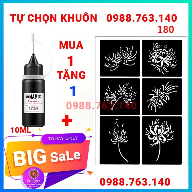 HOT Mực Xăm Tạm Thời ( MUA 1 TẶNG 1 BẢNG KHUÔN + ĐƯỢC CHỌN MẪU