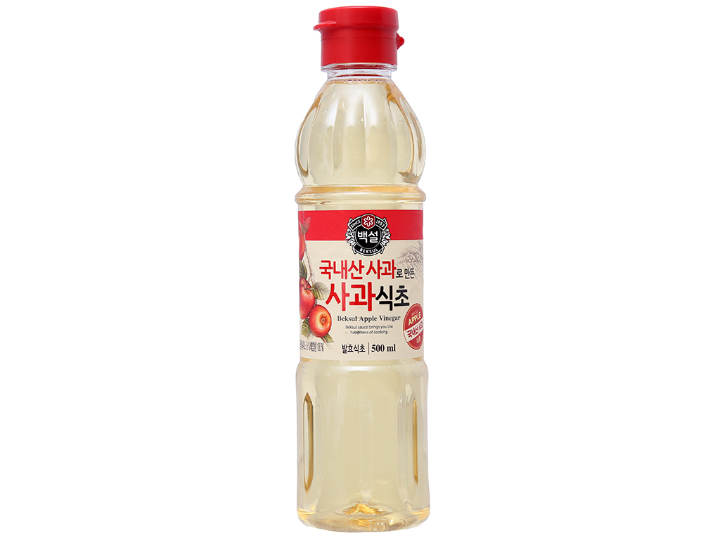 Giấm Táo Hàn Quốc Beksul 500ml