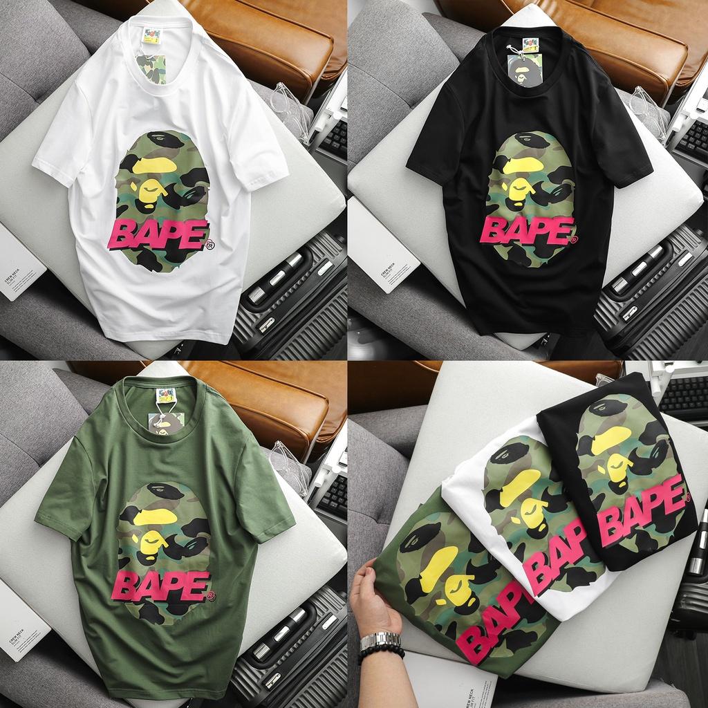 Áo thun DICO unisex nam nữ, họa tiết in BAPE