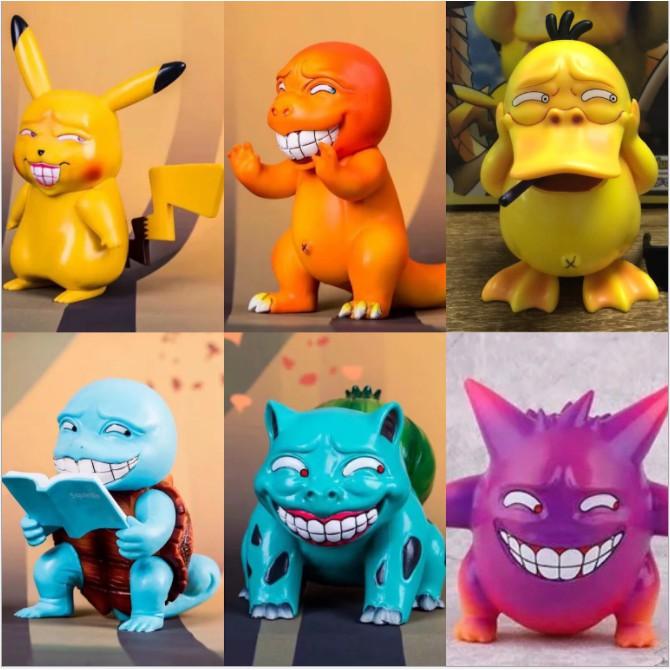 Mô Hình ếch nhồi bông mặt gian troll tấu hài