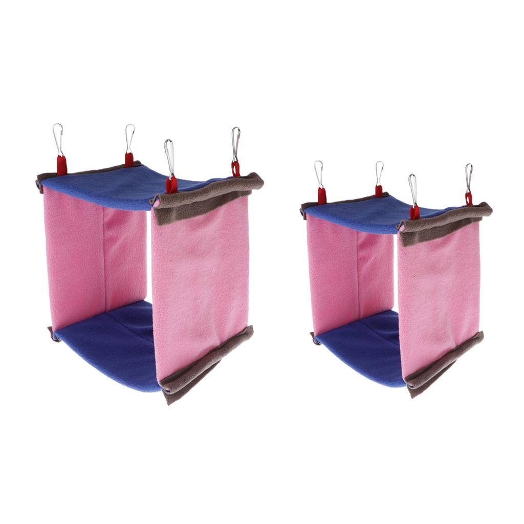 Bird Warm Hammock Parrot Bed Cozy Hanging Nest For Small Pet Hamster Mice