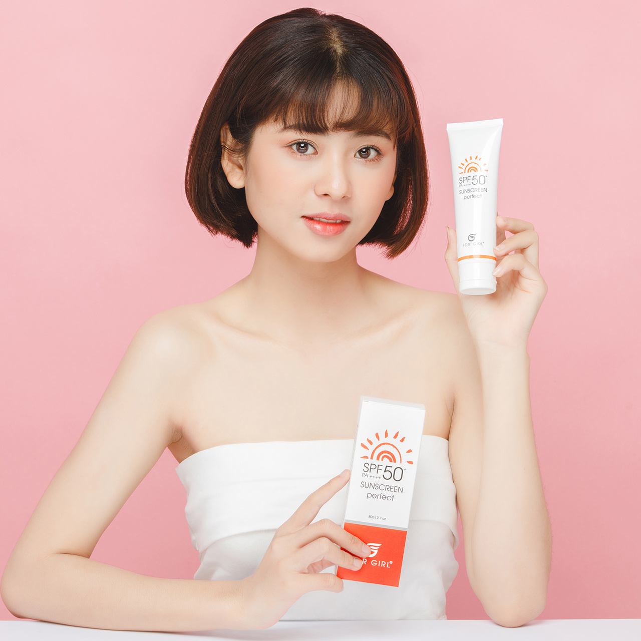 Sunscreen Perfect For Girl kem chống nắng vật lý