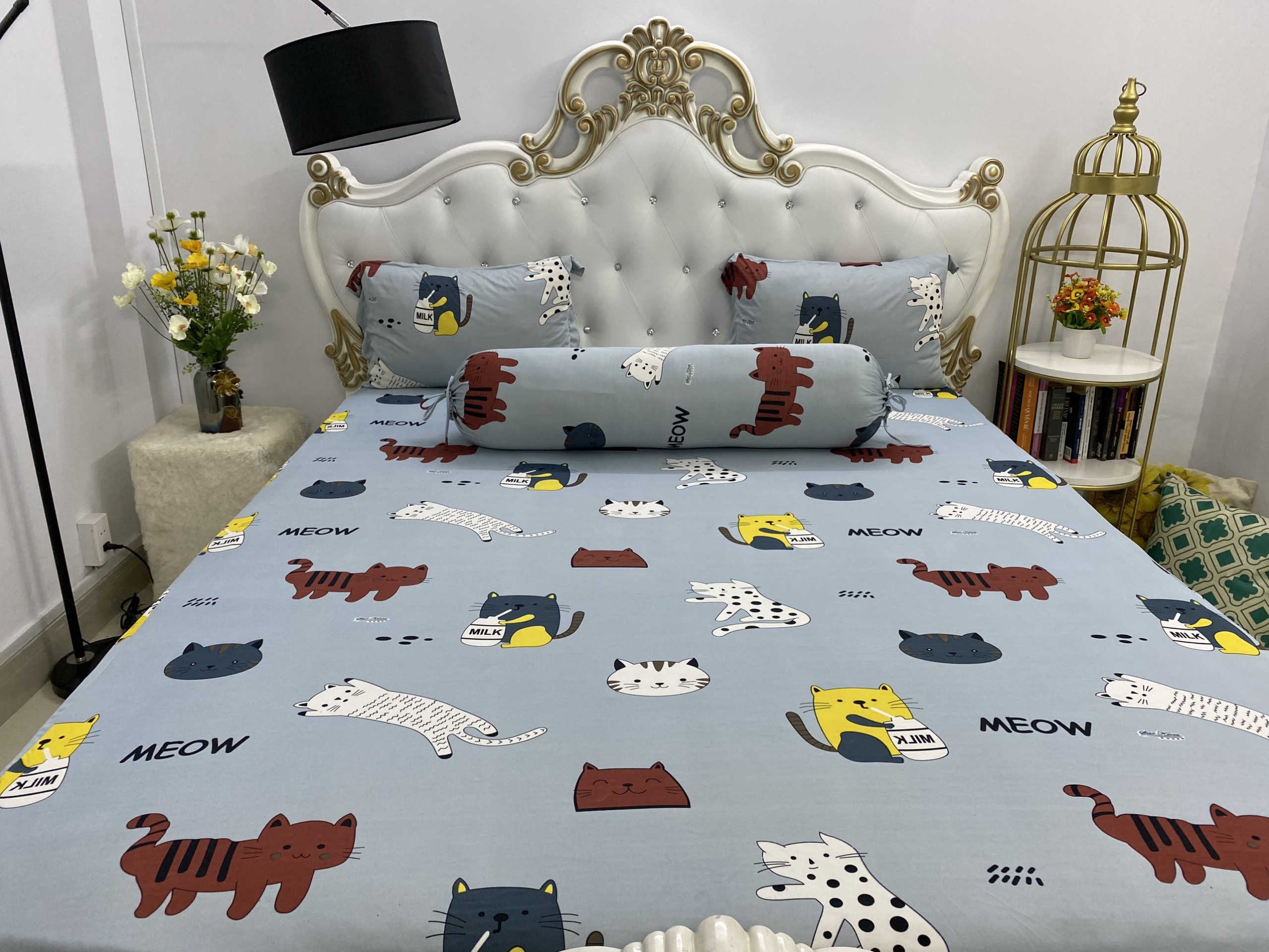 Bộ Drap Thun Hàn Quốc mát lạnh 1m6 hoặc 1m8x2m