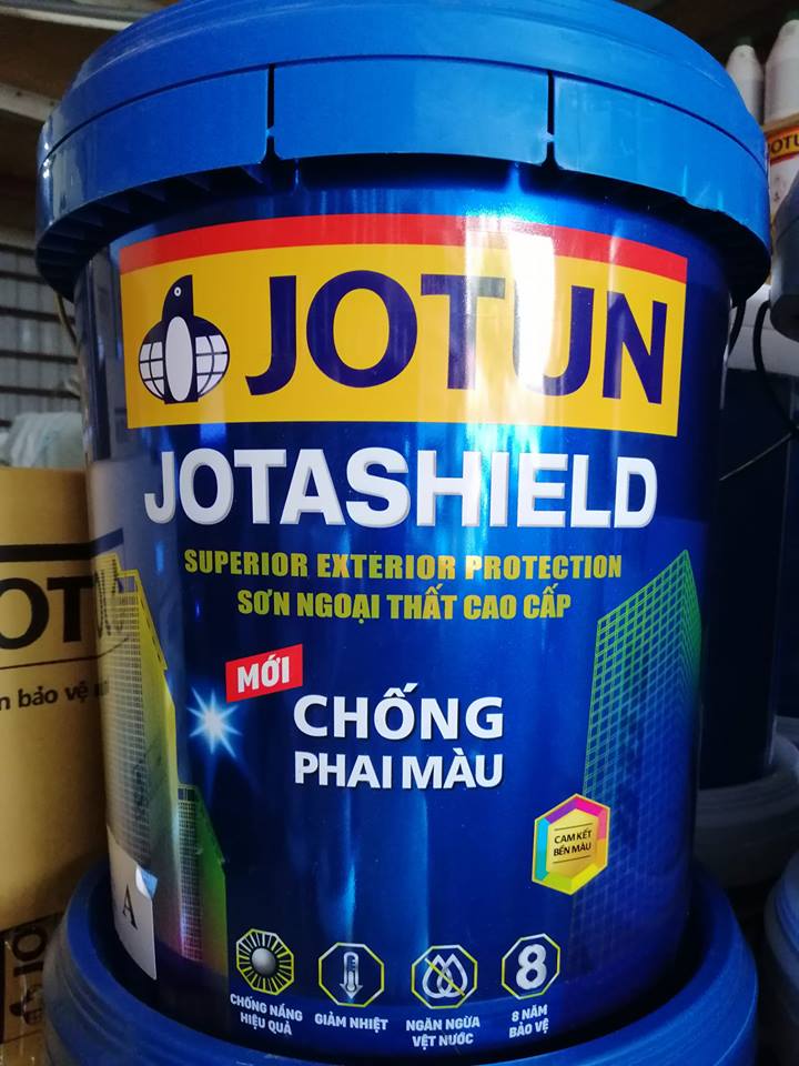 Sơn Tường Ngoại Thất Cao Cấp Jotun Jotashield Chống Thấm Chống Phai Màu (MÀU TRẮNG)