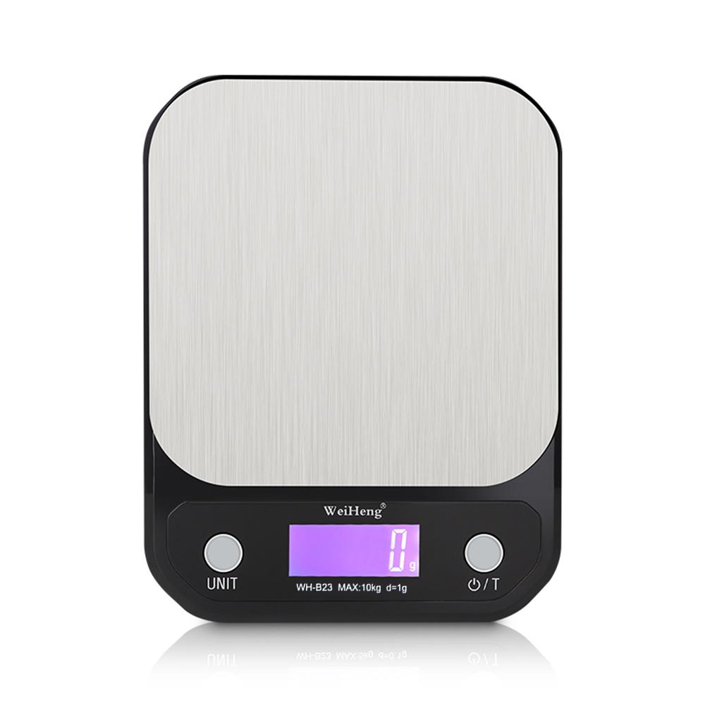 Cân thực phẩm điện tử Màn hình LCD có đèn nền Hightlight có độ phân giải 1g, dung tích 22Lbs, đo lường chính xác