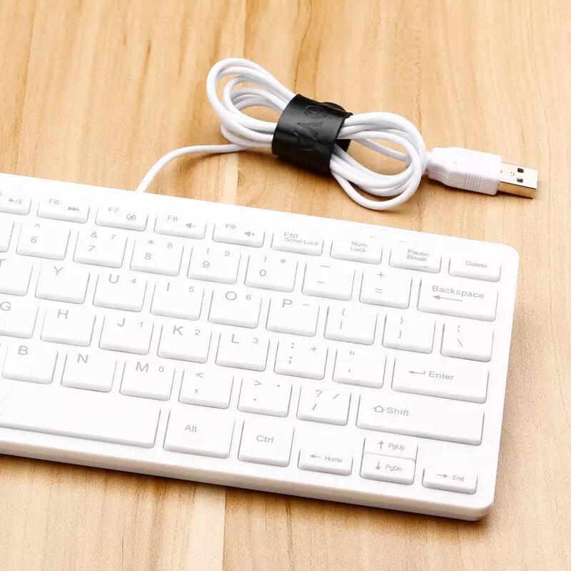 Dụng cụ quấn gọn dây cáp sạc lap top - tai nghe tiện lợi Da bò thật-nút bóp bằng đồng tăng giảm tùy ý