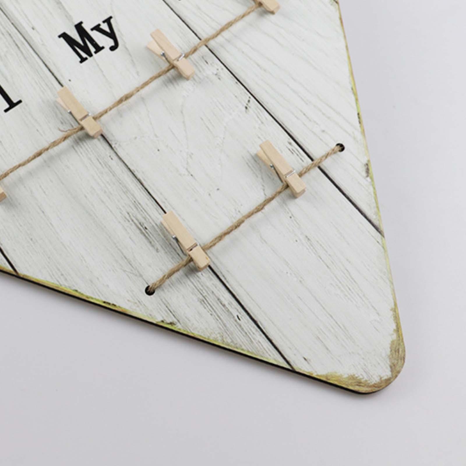 Picture Frames with Clip Photo Decorations for Bedroom