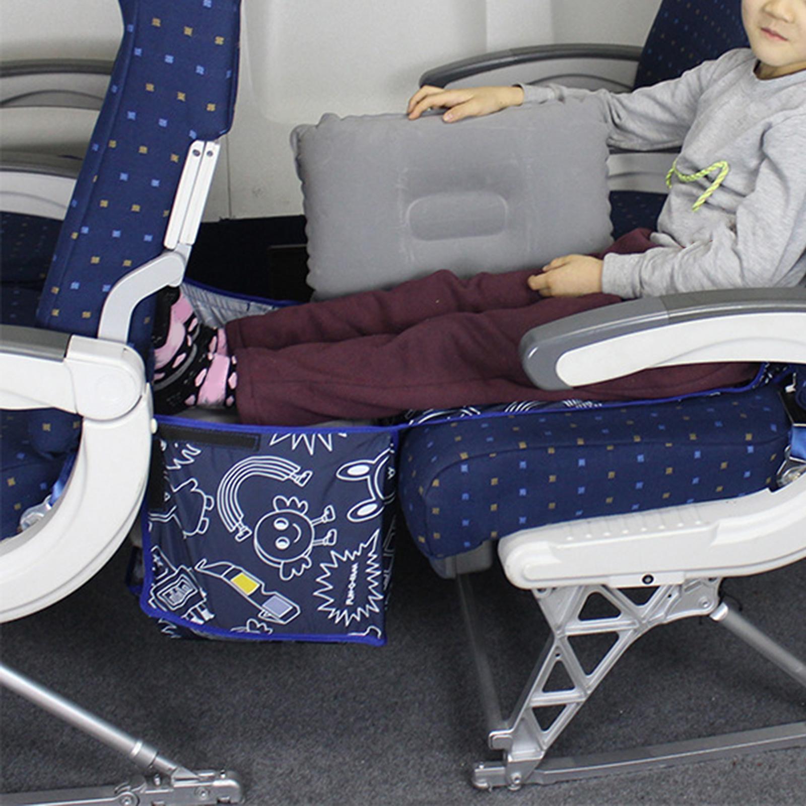 Kids Airplane Footrest Hammock Travel Bed for Travel Essentials Air Plane