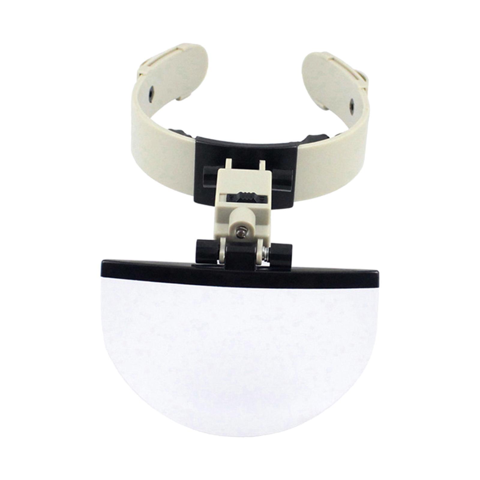 Head Mounted   LED Illuminated Optical Lens for Reading Watch Repair