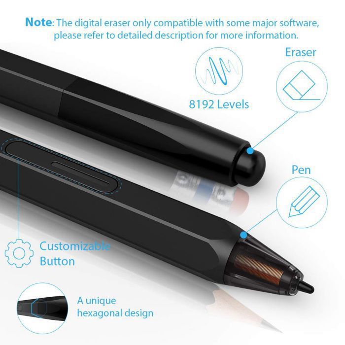 Bảng Vẽ Màn Hình XP-Pen Artist 12 full HD Lực Nhấn 8192 Stylus Passive Pen + Găng Tay Họa Sĩ - Hàng Chính Hãng