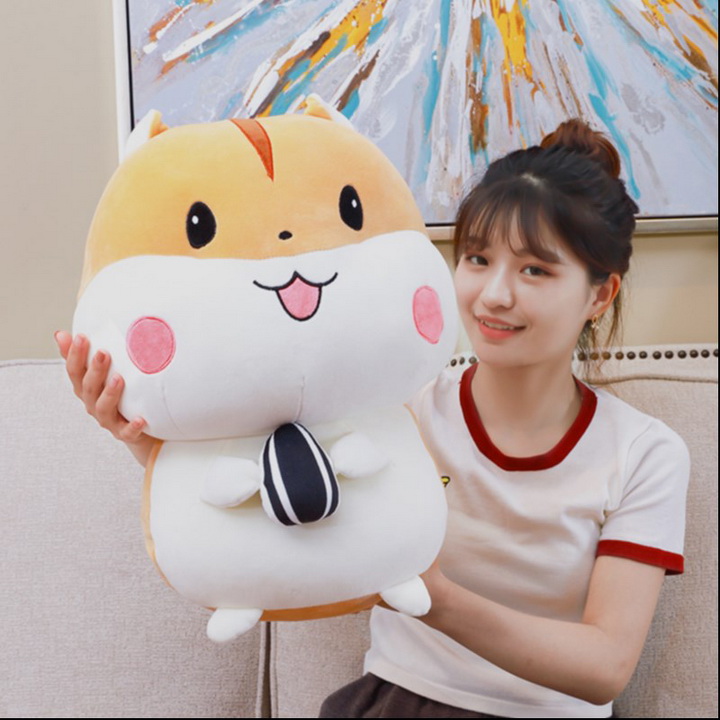 Gấu Bông Chuột Hamster 40cm TNB01 Ngộ Nghĩnh Và Đáng Yêu Màu Nâu