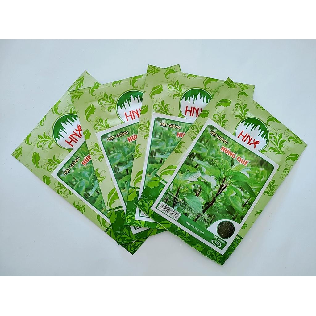 Hạt giống húng quế cao sản, dễ trồng, chịu nhiệt tốt gói 10g