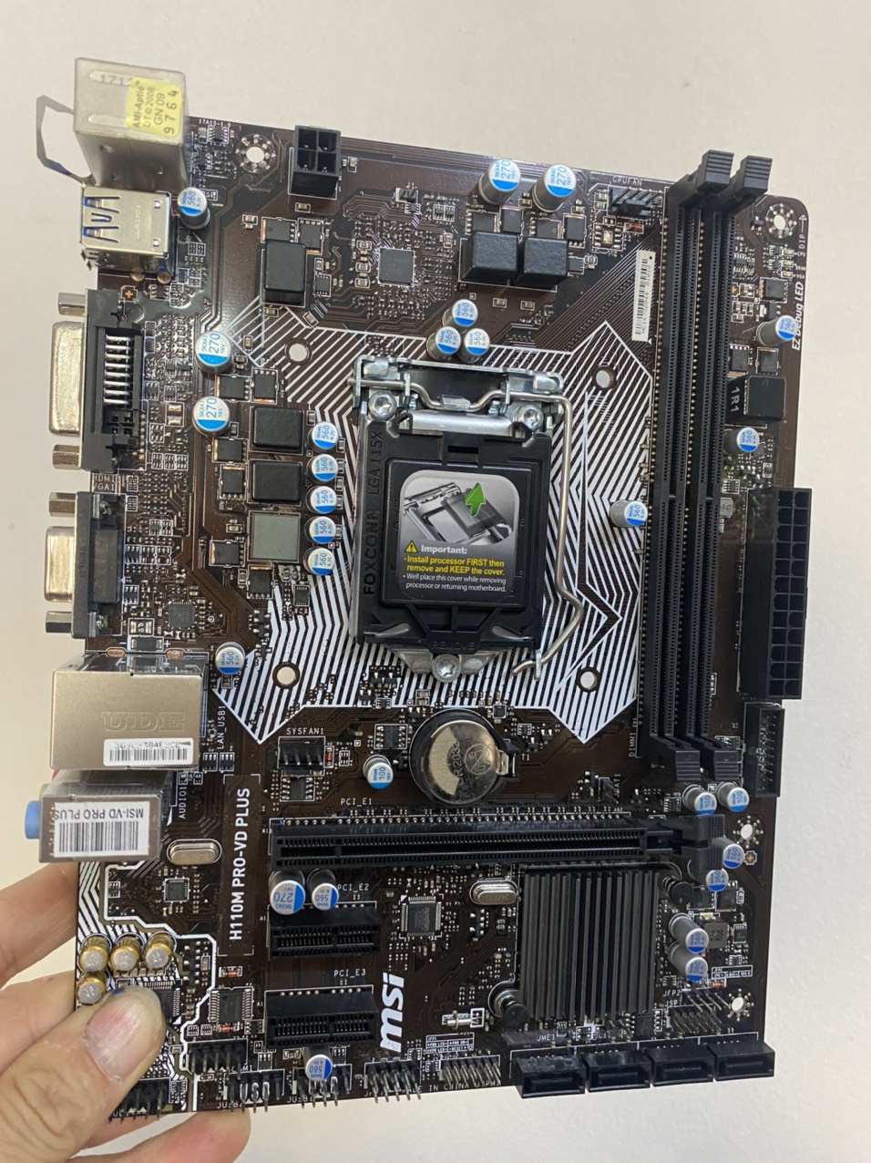 Bo Mạch Chủ (Mainboard) MSI H110M PRO-VD PLUS - HÀNG CHÍNH HÃNG