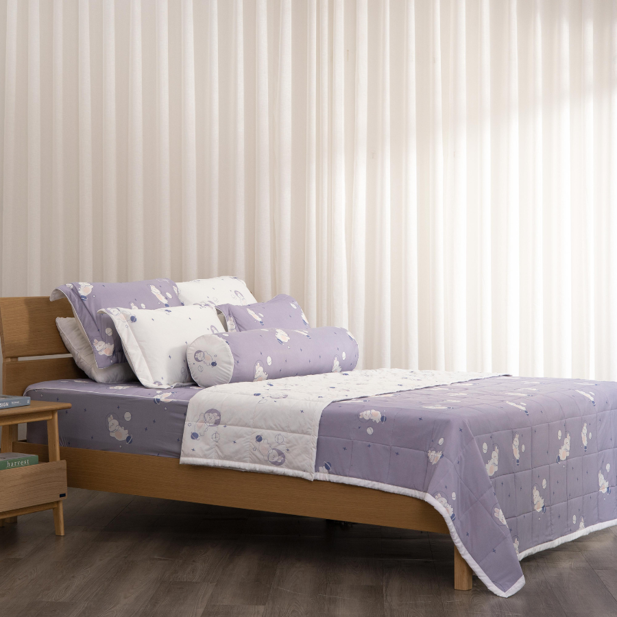 Chăn hè K-Bedding by Everon chất vải Cool Flex (thun lạnh) mềm mát KCSP