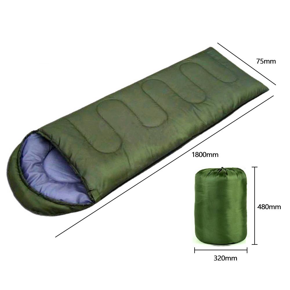 Túi ngủ cắm trại Trọng lượng nhẹ, ấm áp kiểu phong bì