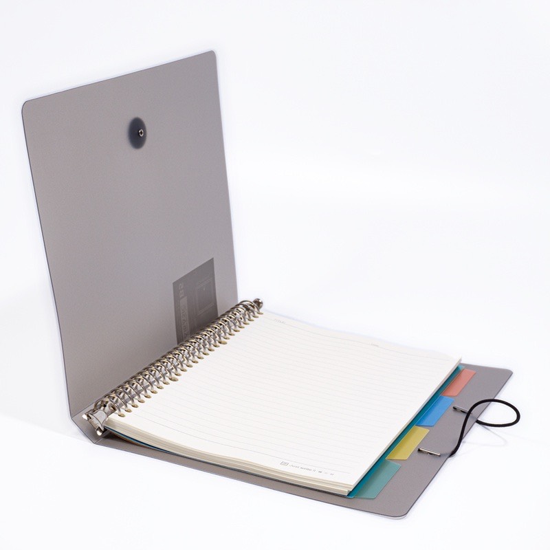 FUTUREBOOK-Sổ Còng Binder Aibasic A4 30 chấu, Kèm Ruột Sổ Refill-120 Trang–Định Lượng 100Gsm_Dòng kẻ Caro_Kẻ Ngang