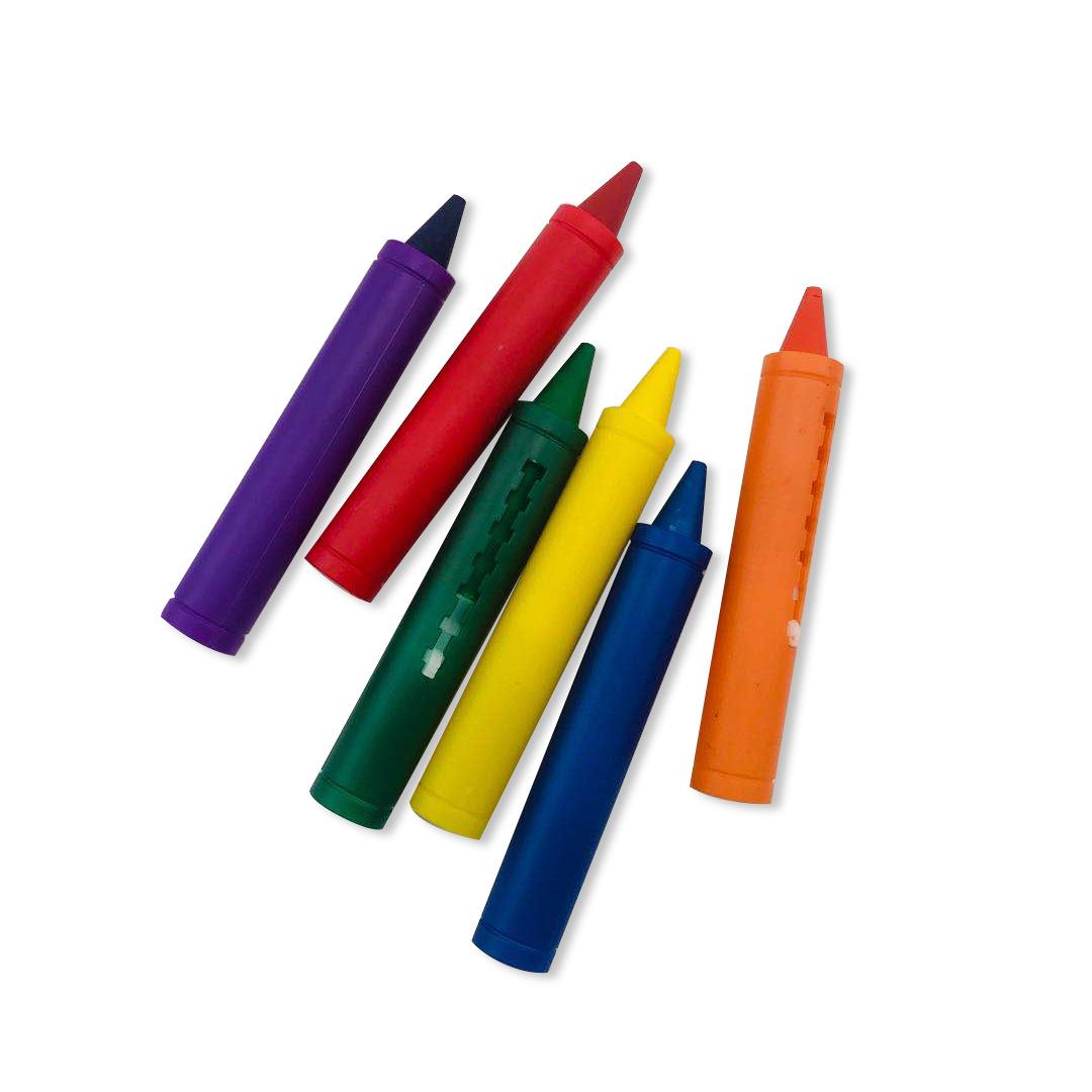 6pcs phòng tắm bút chì màu có thể giặt được bút chì màu trẻ em