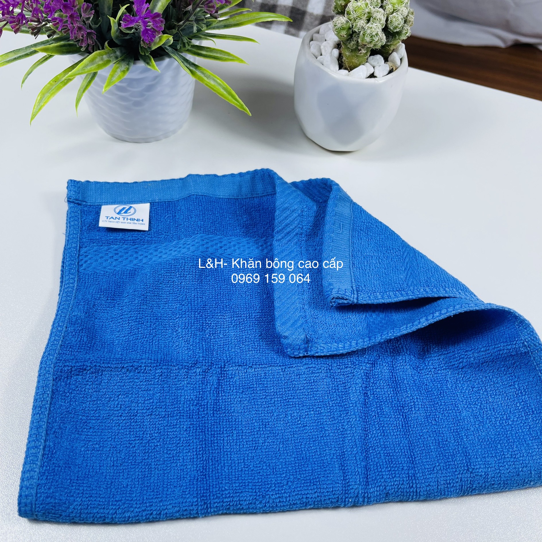 Khăn mặt màu Tân Thịnh, kt 30x50cm