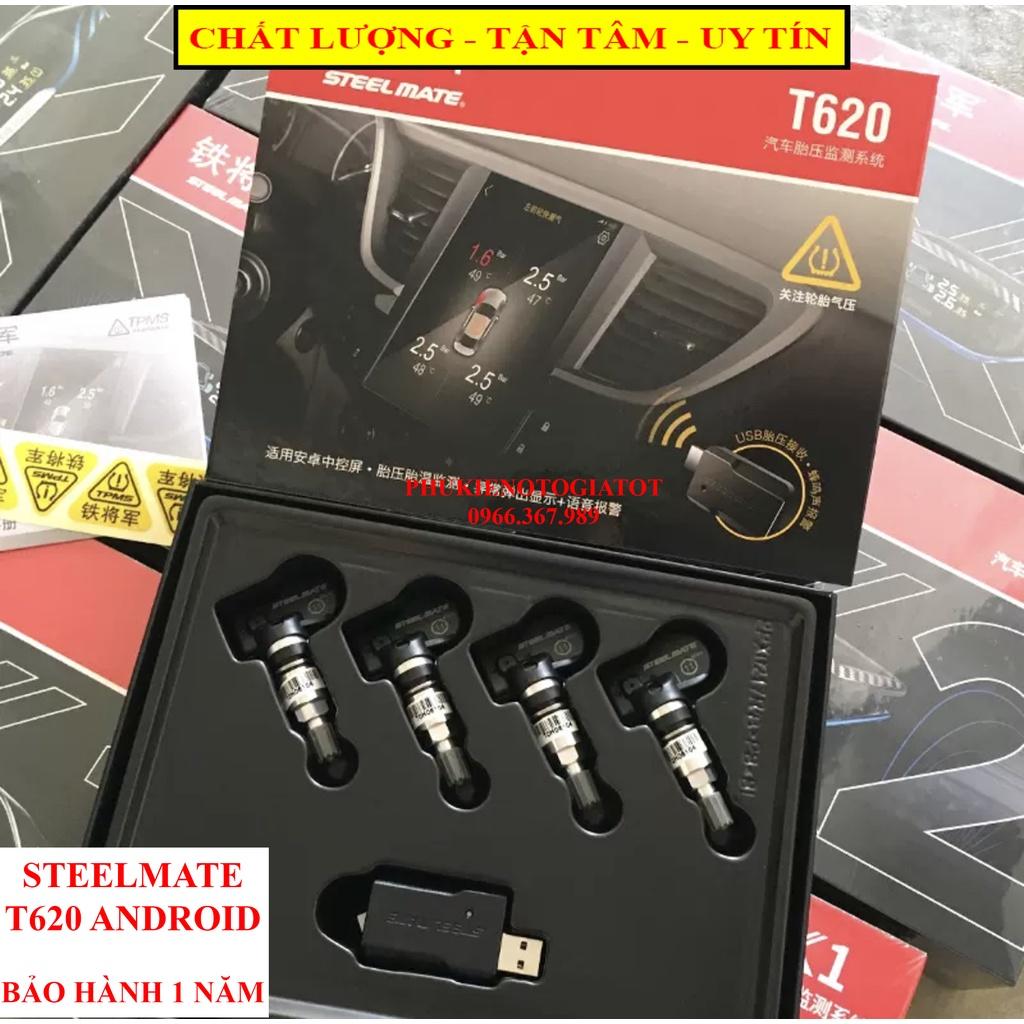 Cảm biến áp suất lốp ô tô STEELMATE X1, X2, E3W, E3 PRO, T620 android