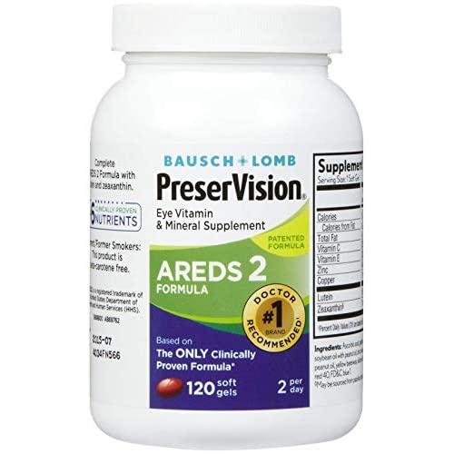 PreserVision AREDS 2 Vitamin & Mineral Supplement, Soft Gels 120 ea