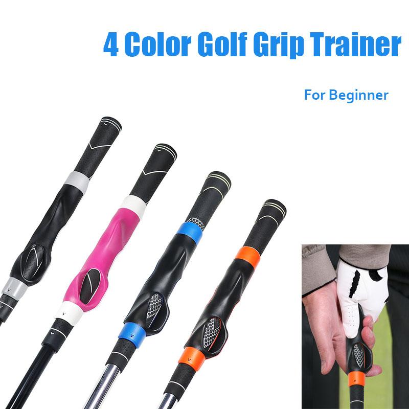 Golf Golf Grip Huấn luyện Hỗ trợ Câu lạc bộ Golf Tay cầm cho người huấn luyện xoay tay trái Color: Grey