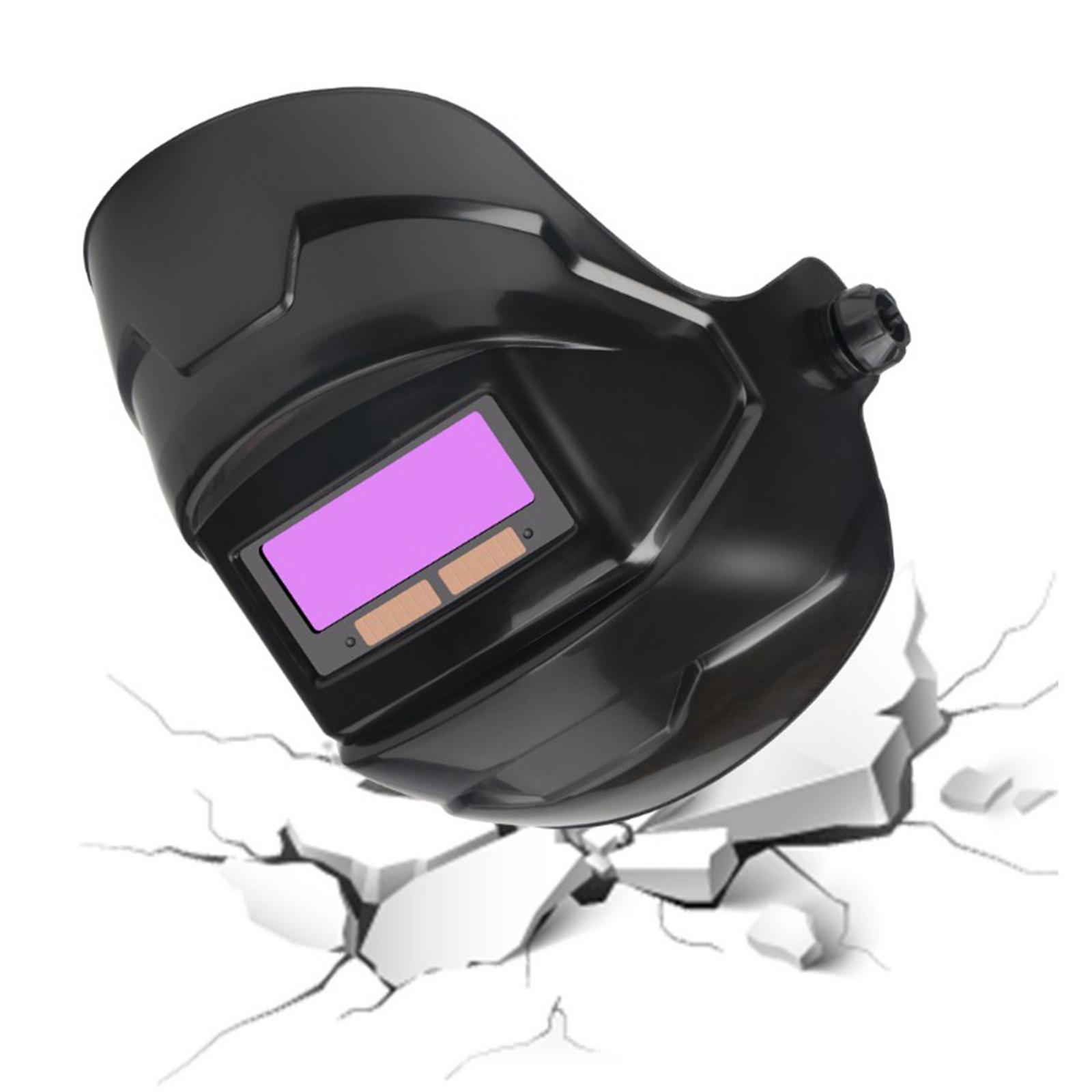 2x Solar Powered, Automatically Darkening Welding Helmet, Adjustable for TIG MIG / MMA