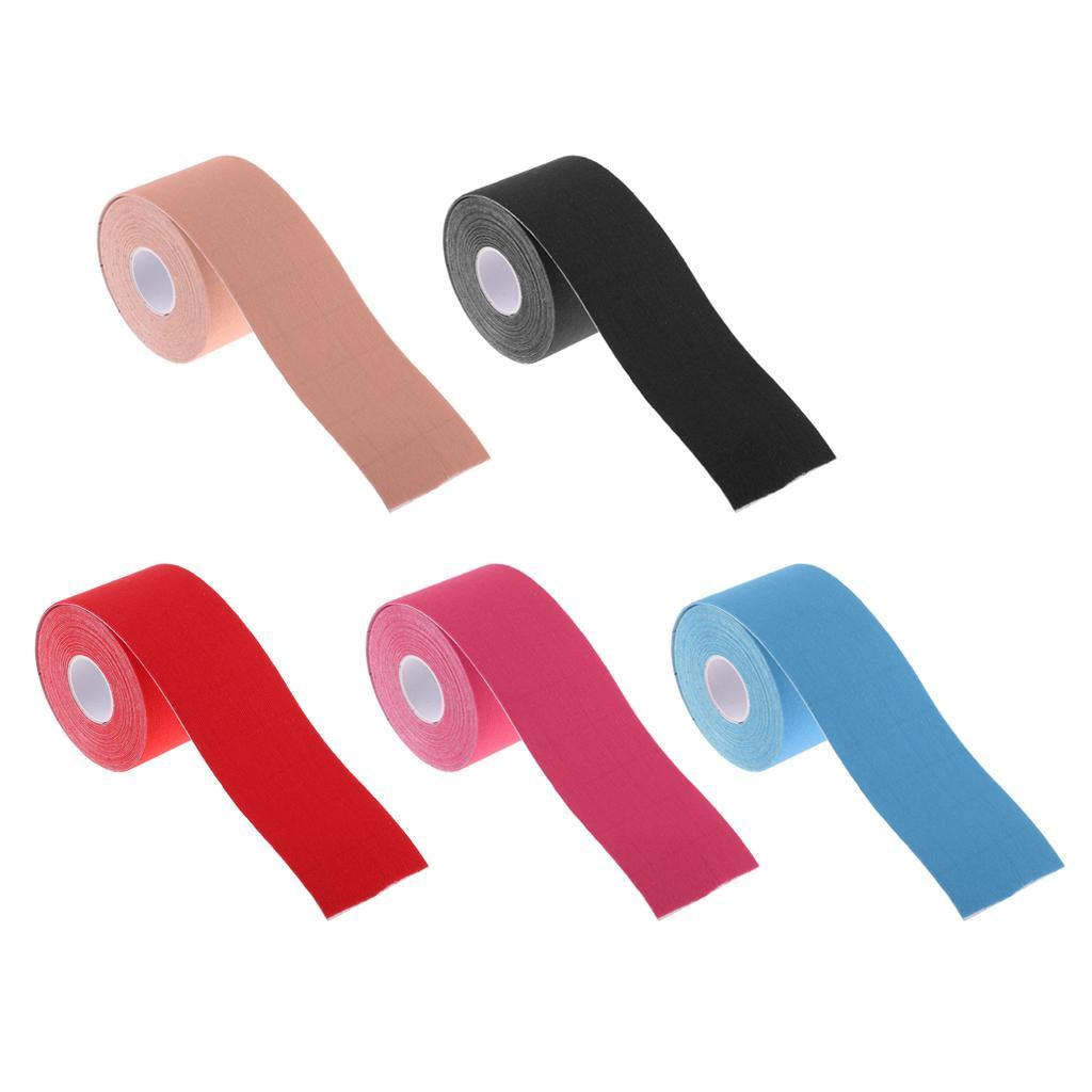 3xCotton Sports Fitness Elastic Adhesive Kinesiology Tape Workout Skin Color