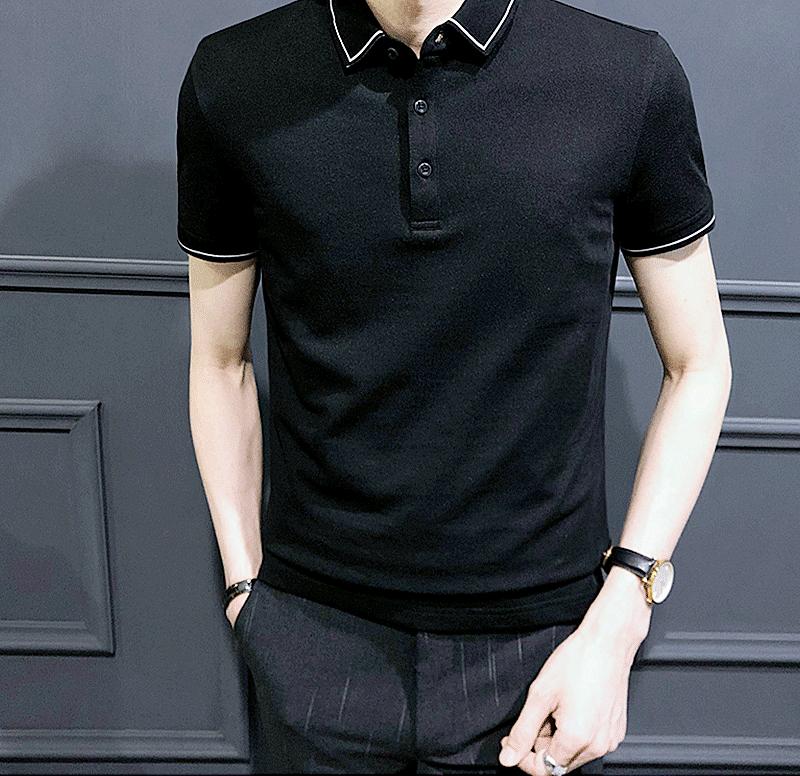 Áo phông, áo thun Nam Polo cổ bẻ có đường viền mang phong cách Hàn Quốc lịch lãm, chất liệu vải Cotton cao cấp, mềm mịn,dáng ôm, co giãn, hợp xu hướng thời trang - Mẫu HOT